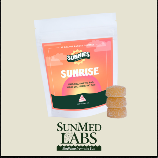 Sunrise Orange 5:1 CBC:THC Gummies