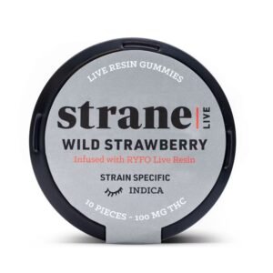 Wild Strawberry Live Resin Indica Gummies