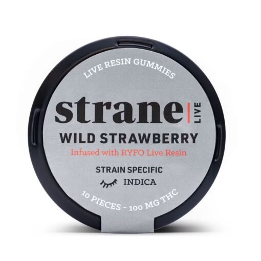Wild Strawberry Live Resin Indica Gummies