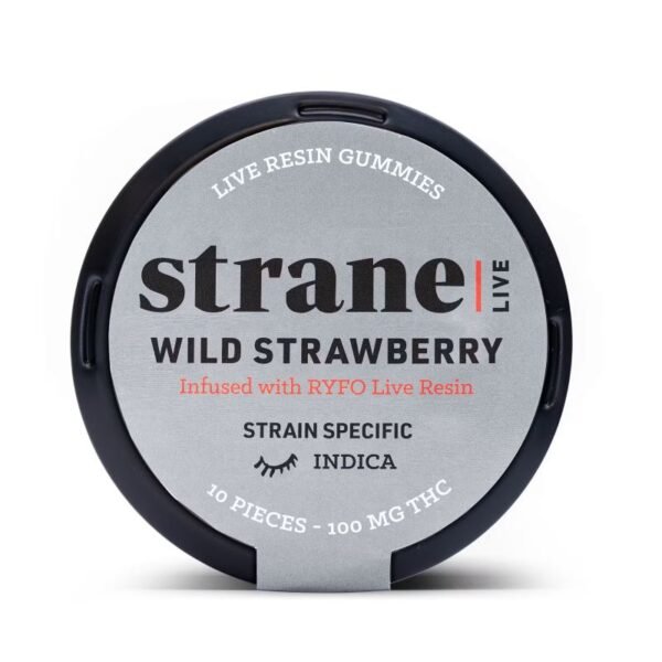 Wild Strawberry Live Resin Indica Gummies