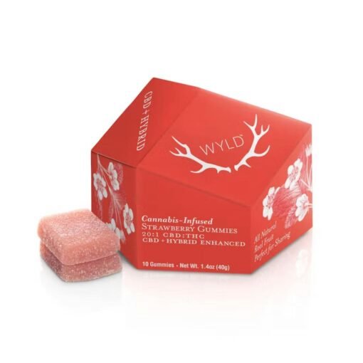 Strawberry 20:1 CBD:THC Gummies