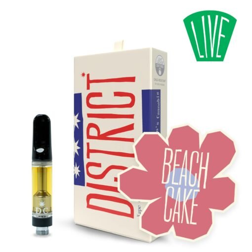 Beach Cake Live Resin Vape – 0.5g & 1g Cartridges | Stone Road