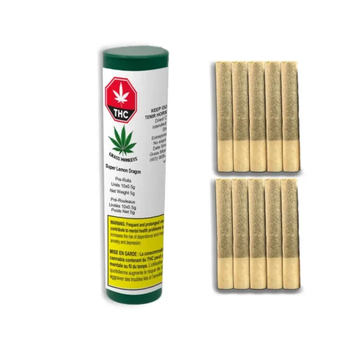 Golden Lemons Pre-Roll – Citrus Hybrid Cannabis Joint