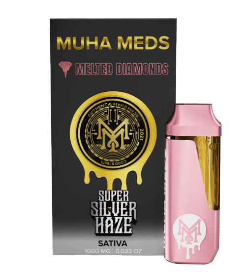 Super Silver Haze Disposable Vape – Citrus-Flavored 3g Sativa THC-A Delta-8 Vape Pen