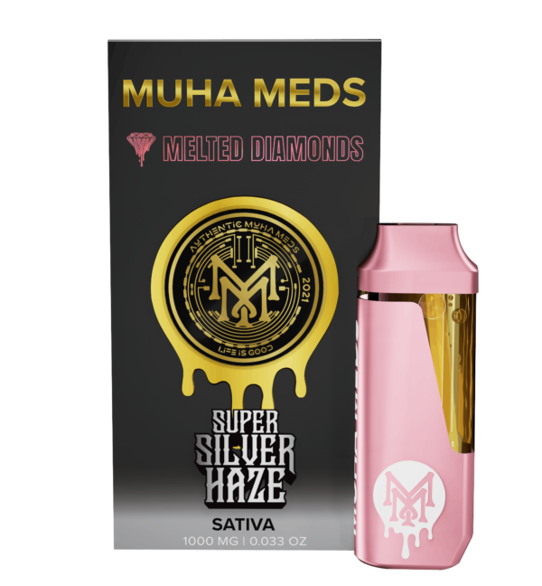Super Silver Haze Disposable Vape – Citrus-Flavored 3g Sativa THC-A Delta-8 Vape Pen
