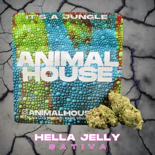 ANIMAL HOUSE Hella Jelly 3.5g Flower – Sativa Cannabis