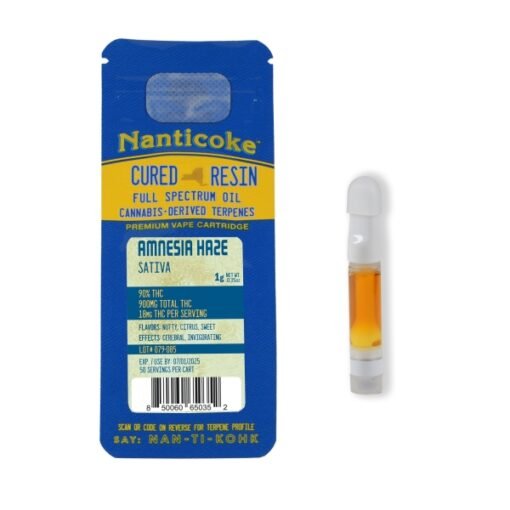 Amnesia Haze Cartridge 1g | Uplifting Sativa Vape