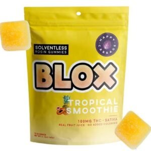 BLOX Tropical Smoothie Rosin Gummies 10pk – 10mg THC Edibles