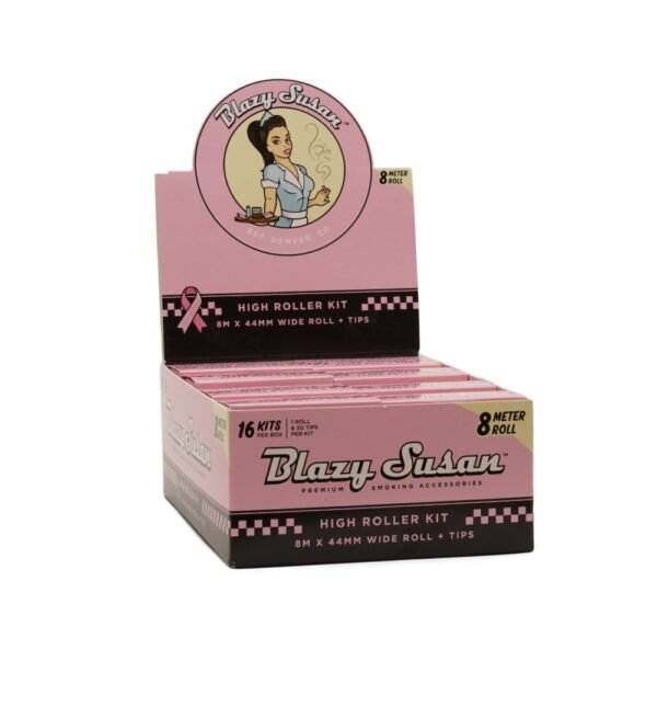 Blazy Susan High Roller Kit – 8 Meter Hemp Rolling Paper Roll | 16 Kits
