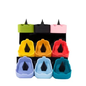 Blazy Susan Silicone Ashtray – Assorted Colors | Heat-Resistant & Drop-Proof