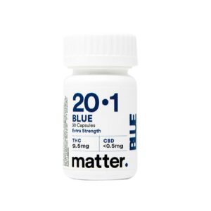 Blue 20:1 Extra Strength Capsules 30ct – High CBD Minimal THC