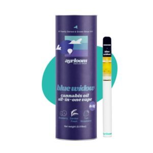 Blue Widow 0.5g Disposable Vape – Balanced Berry Hybrid