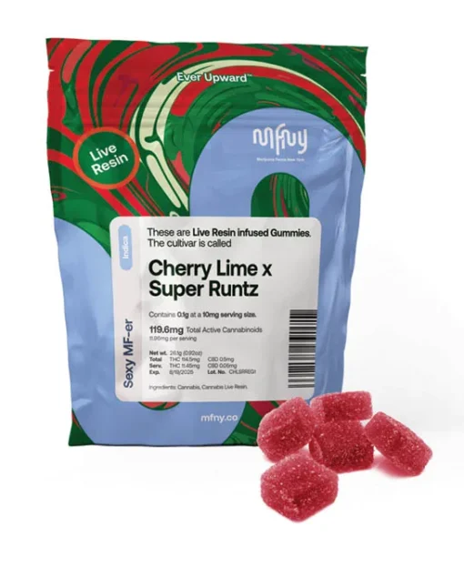 Cherry Lime x Super Runtz Gummies – 10pk 10mg THC Edibles