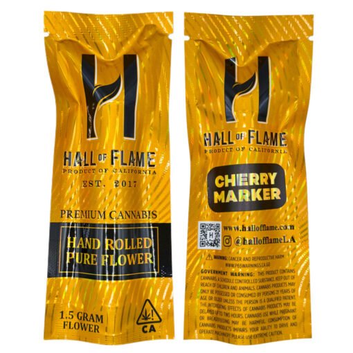 Cherry Marker Preroll | 1.5g Premium | Hall of Flame