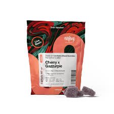 Cherry x Gazzurple Live Rosin 10pk 10mg Gummies – Hybrid THC Edibles
