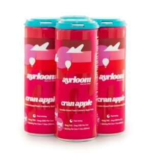 Cran Apple Cider 10mg Beverage – THC-Infused Cider Drink
