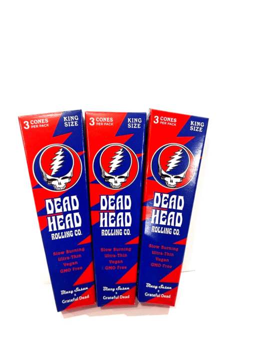 Dead Head King Size Cones – 3 Pack | Wholesale Pre-Rolled Papers