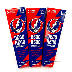 Dead Head 1 1/4 Pre-Rolled Cones – 6 Pack | Bulk Pre-Rolls