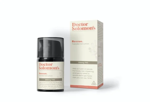 Dr. Solomon’s Rescue Lotion 200mg | Targeted Cannabis Topical Relief