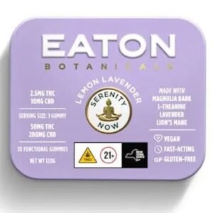Eaton Botanicals Lemon Lavender 2.5mg Gummies – Microdose Edibles