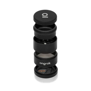 Grinder and Storage 5pc Black – Premium 5-Piece Herb Grinder