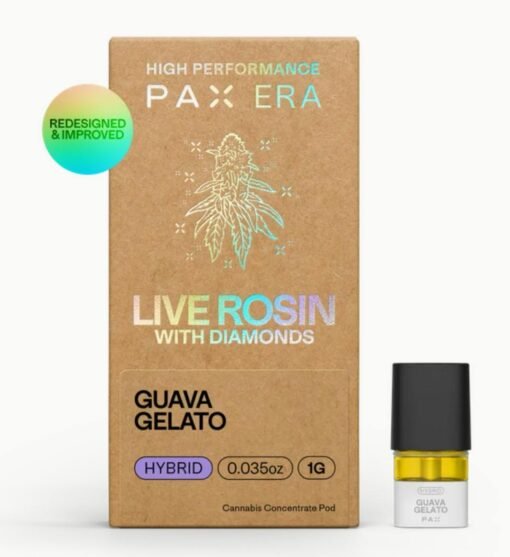 Guava Gelato Live Rosin 1g Disposable – Hybrid Vape