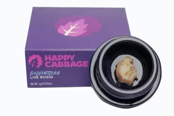 Happy Cabbage Grape Bubblegum Hash Rosin 1g – Solventless Concentrate