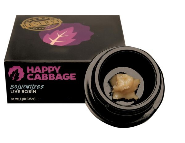 Happy Cabbage Key Lime Zest Hash Rosin 1g – Solventless Concentrate