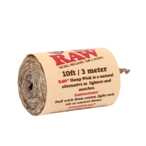 Hemp Wick 10ft – Natural Beeswax Coated Hemp Wick for Clean Lighting