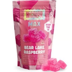 HiColor Max Chews – Bear Lake Raspberry 30mg Gummies