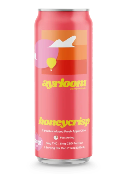Honeycrisp Apple Cider THC Beverage – 5mg or 10mg | Infused Cider