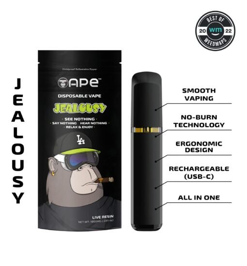Jealousy – 1g Live Resin Disposable Vape | APE
