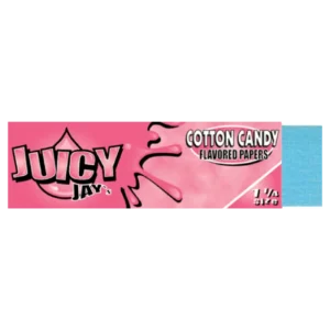 Juicy Jays Cotton Candy 1.25in Rolling Papers – Flavored