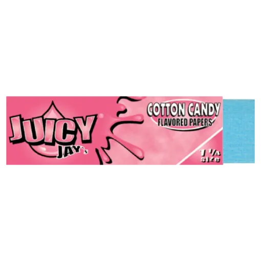 Juicy Jays Cotton Candy 1.25in Rolling Papers – Flavored