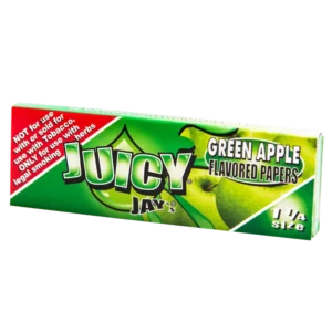 Juicy Jays Green Apple 1.25in Rolling Papers – Flavored