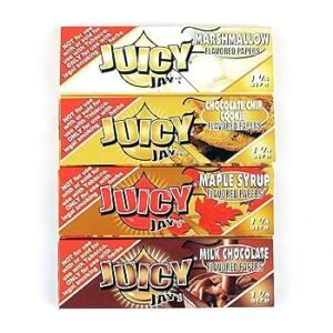 Juicy Jays Pineapple 1.25in Rolling Papers – Flavor-Infused