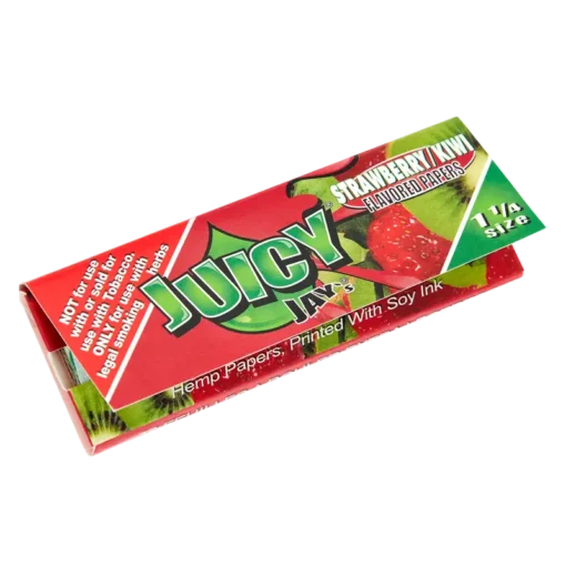 Juicy Jays Strawberry 1.25in Rolling Papers – Flavored