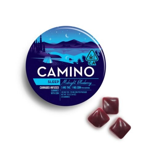 Midnight Blueberry Sleep Gummies 20pk (5mg THC) | Edibles