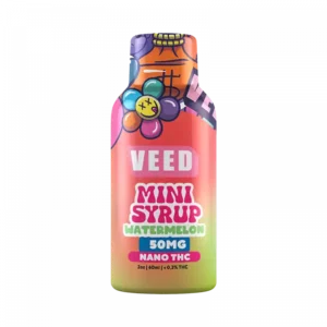 Watermelon Nano-Infused Syrup 1500mg THC | Fast-Acting Edible