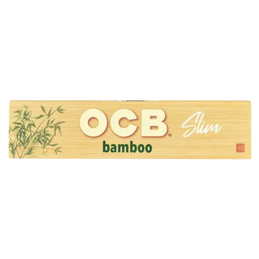 OCB Bamboo 1.25″ Rolling Papers – Ultra-Thin, Eco-Friendly 50ct