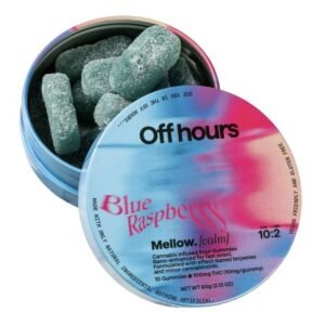 OFF HOURS Blue Raspberry Mellow Gummies – 10pk (10mg THC)