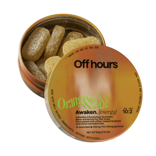 OFF HOURS Orangeade Awaken Gummies 10pk | 10mg THC Energizing Edibles