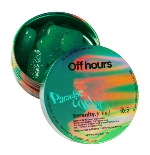 OFF HOURS Paradise Cooler Serenity Gummies 10pk | 10mg THC Relaxation Edibles
