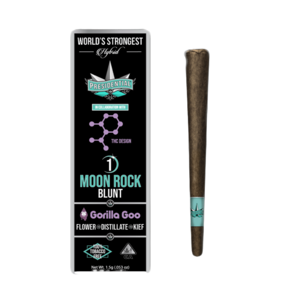 PRESIDENTIAL Gorilla Goo 1.5g Moon Rock Blunt – Potent Hybrid Infused Blunt