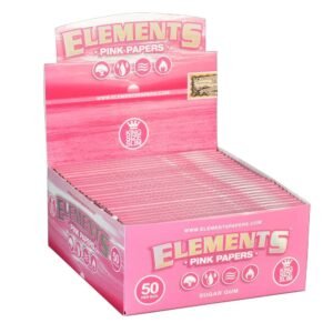 Pink Rolling Papers – King Size 50ct | Vegan & Slow Burning
