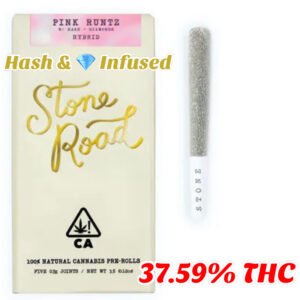 Pink Runtz Infused 5 Pack Pre-Rolls – Stone Road