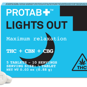 Protab+ Lights Out 5pk 20mg Tablets – THC Sleep Edibles