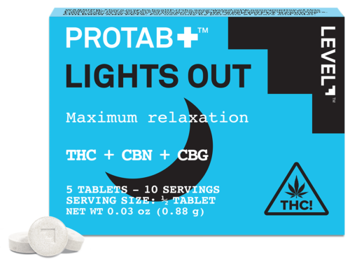 Protab+ Lights Out 5pk 20mg Tablets – THC Sleep Edibles