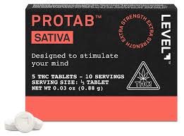 Protab Sativa 5pk 20mg Tablets – THC Sativa Edibles