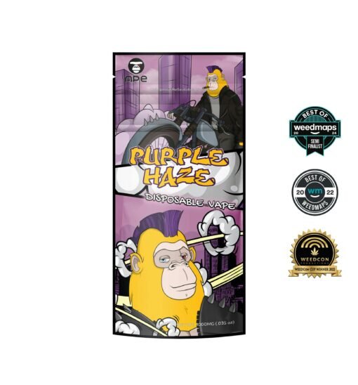 Purple Haze 1g Live Resin Disposable Vape | APE
